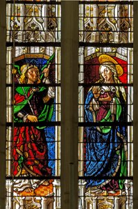 Window depicting the Annunciation by French School